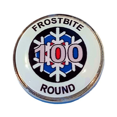 Frostbite Round standard badge